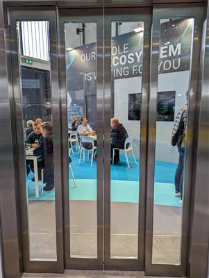 Wittur Pegasus doors at Interlift 2023